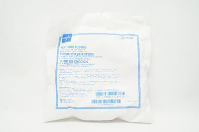 Medline OR510T Suction Tubing W/ Straight Ribbed Connector, 3/16in. x 10Fr